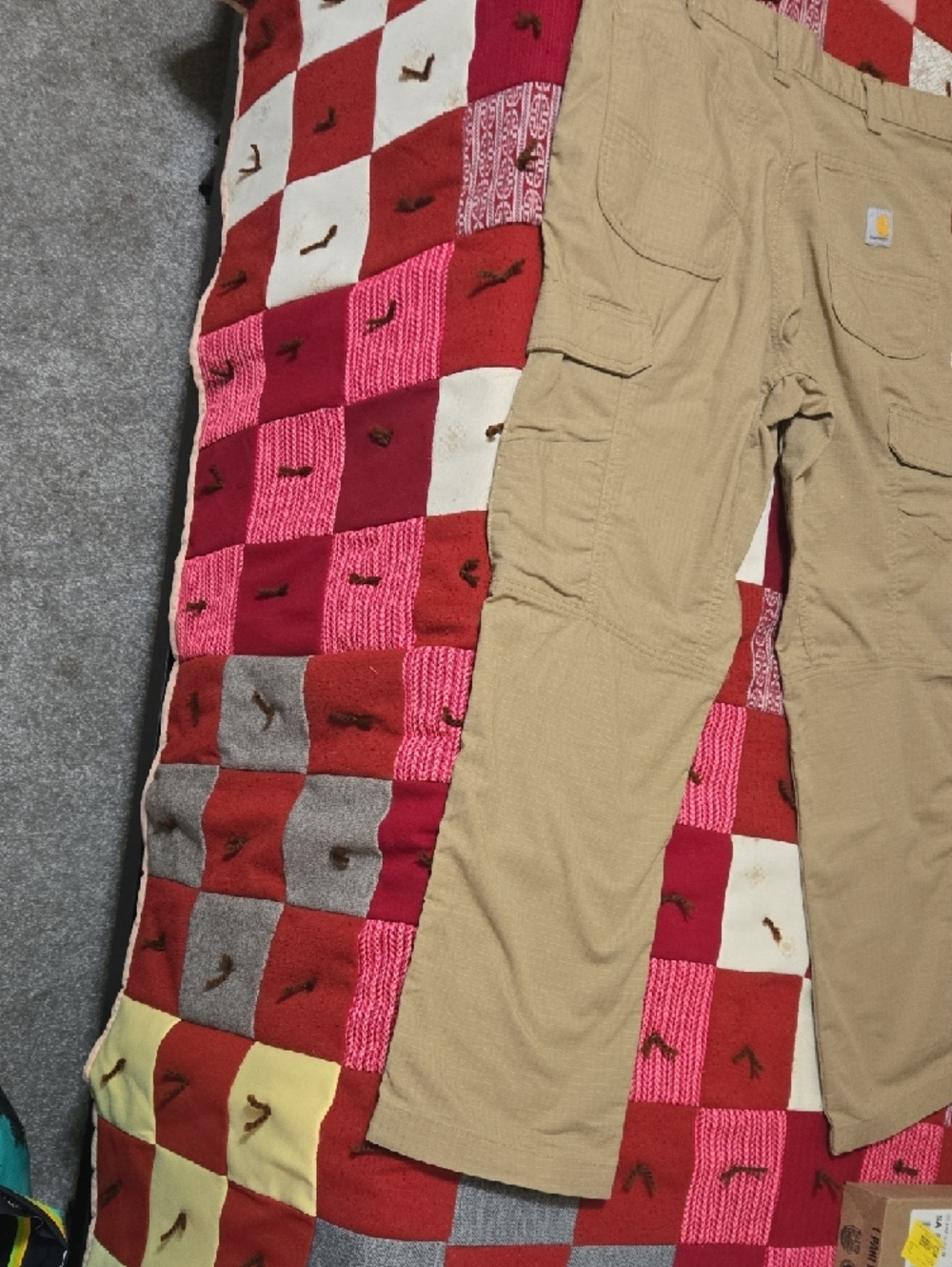 Carhartt Khaki Relaxed Fit Cargo Pants - Picture 6 of 6